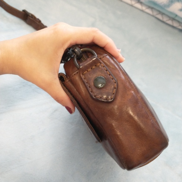 Frye Melissa Camera Crossbody Bag Cognac. RARE to find - Picture 6 of 16